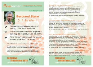 Flyer Bertrand Stern Wien Juni15